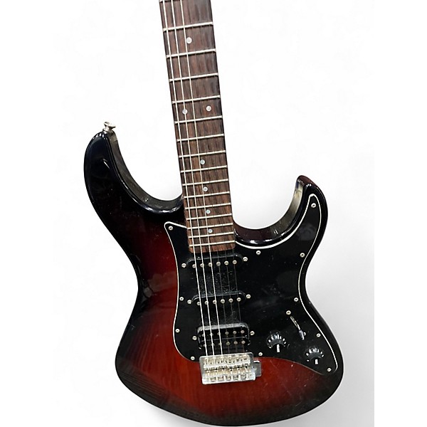Used Yamaha PAC012 DLX MAROON BURST Solid Body Electric Guitar