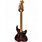 Used Leo Jaymz Charactor Red Stripe Solid Body Electric Guitar thumbnail