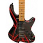 Used Leo Jaymz Charactor Red Stripe Solid Body Electric Guitar