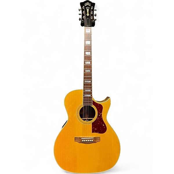 Used Guild F47RCE Natural Acoustic Electric Guitar