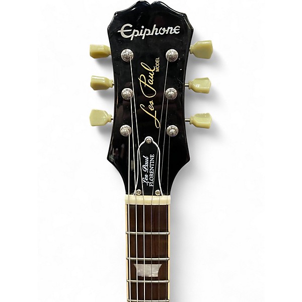 Used Epiphone Les Paul Standard Florentine Pro Honey Burst Hollow Body Electric Guitar
