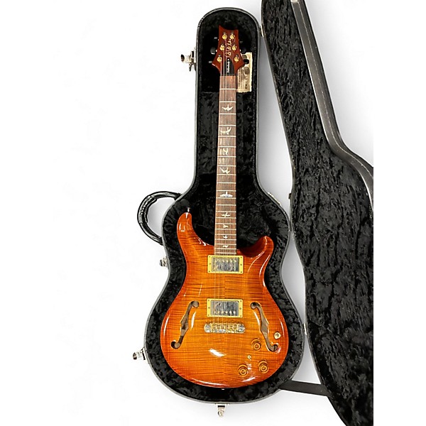 Used PRS Hollowbody II 10 Top Bourban Burst Hollow Body Electric Guitar