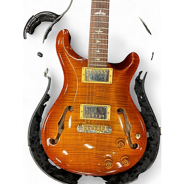 Used PRS Hollowbody II 10 Top Bourban Burst Hollow Body Electric Guitar