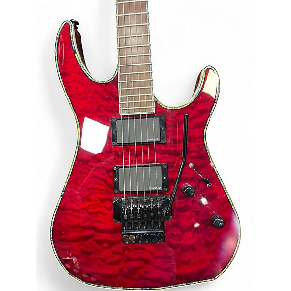 Used Hamer CALIFORNIAN Red Solid Body Electric Guitar
