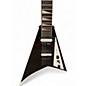 Used Jackson RHOADS SERIES BLACK WHITE Solid Body Electric Guitar
