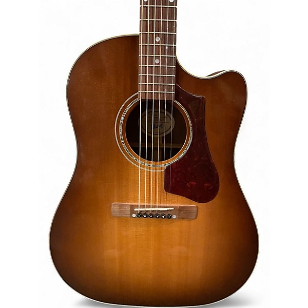 Used 2018 Gibson J-15 EC Walnut Sunburst Acoustic Electric Guitar