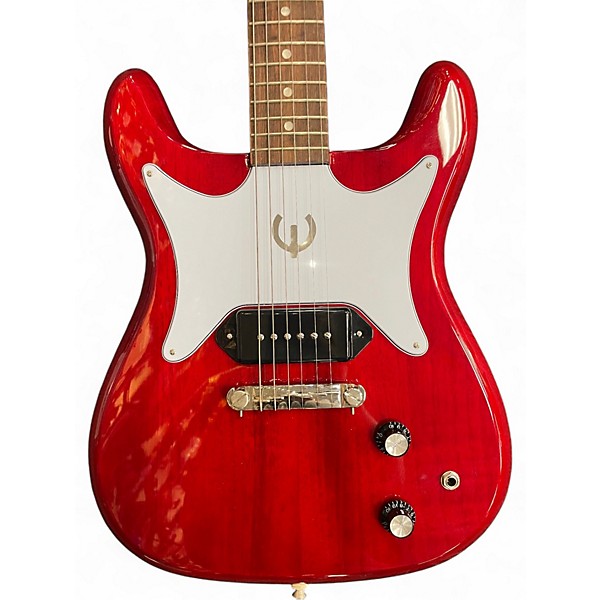 Used Epiphone CORNET Cherry Solid Body Electric Guitar
