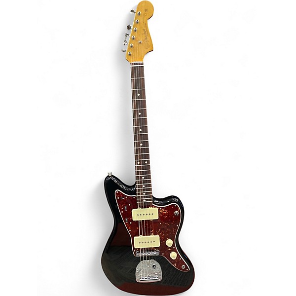 Used 2015 Fender Classic Player Jazzmaster Special Black Solid Body Electric Guitar
