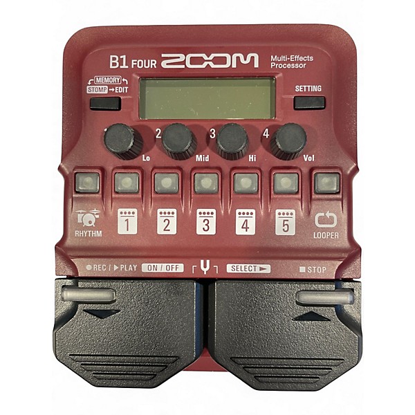 Used Zoom B1 FOUR Effect Processor