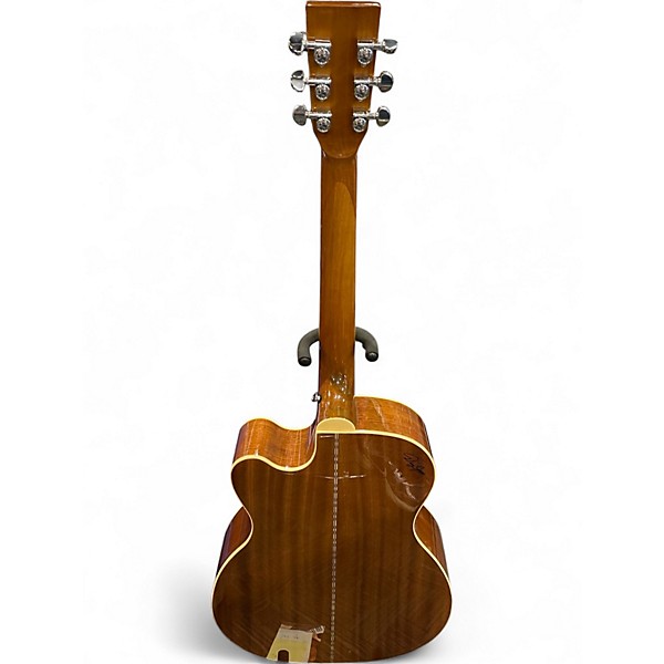 Used Zager ZAD- 50CEOM Natural Acoustic Guitar