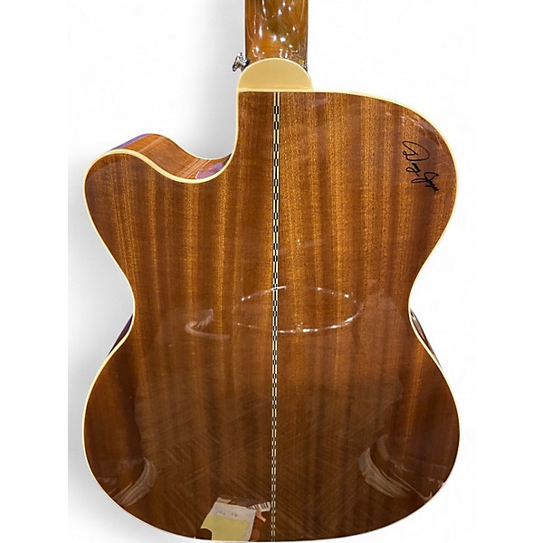 Used Zager ZAD- 50CEOM Natural Acoustic Guitar
