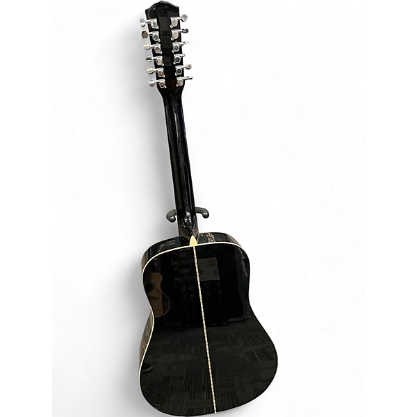 Used Fender CD160e/12 Black 12 String Acoustic Guitar