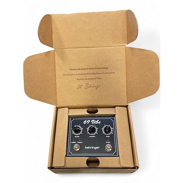 Used Behringer 69 vibe Effect Pedal