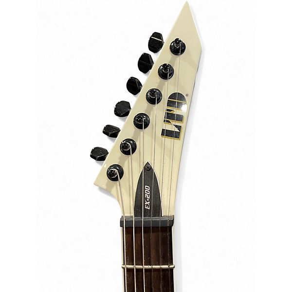 Used ESP LTD EX200 Classic White Solid Body Electric Guitar