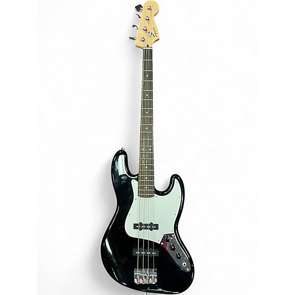 Used Squier Affinity Jazz Bass Black Electric Bass Guitar