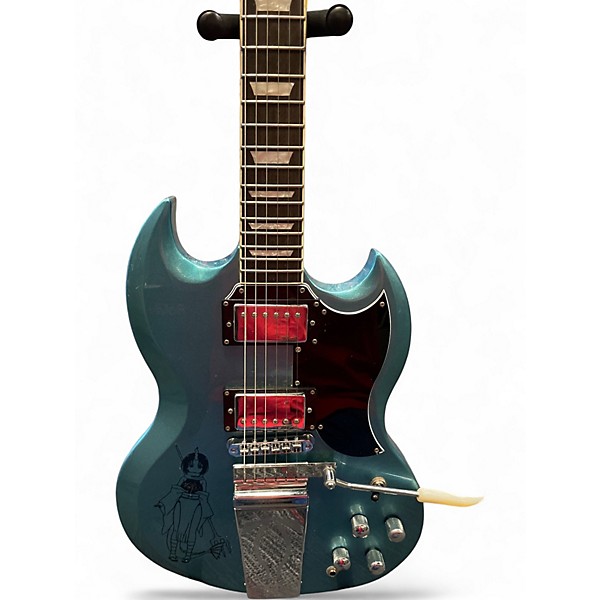 Used Vintage VS6V Blue Solid Body Electric Guitar