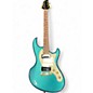 Used Mj Guitars GROOVEMASTER METALLIC TEAL Solid Body Electric Guitar thumbnail
