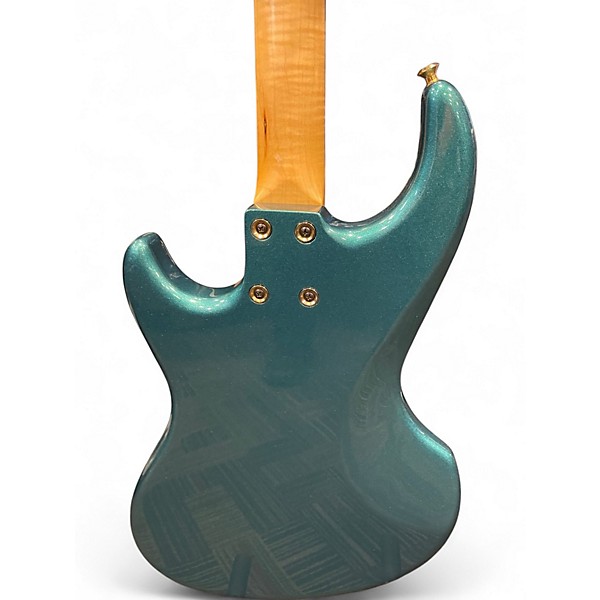 Used Mj Guitars GROOVEMASTER METALLIC TEAL Solid Body Electric Guitar