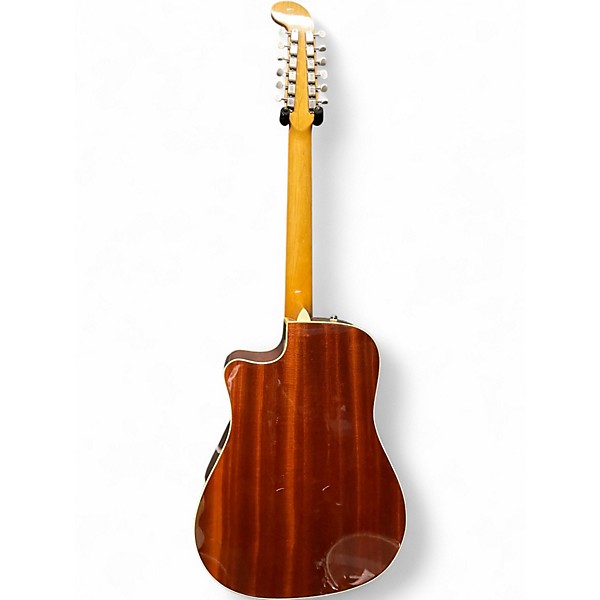 Used Fender California Series Villager Natural 12 String Acoustic Electric Guitar