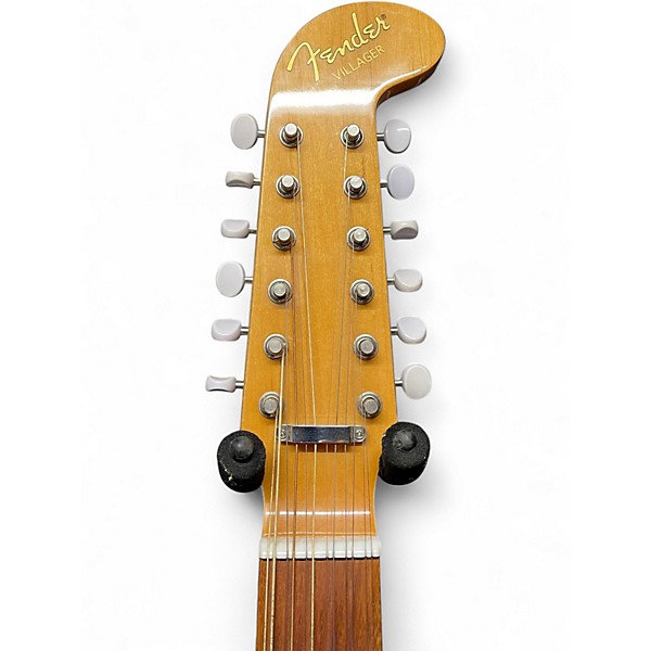 Used Fender California Series Villager Natural 12 String Acoustic Electric Guitar