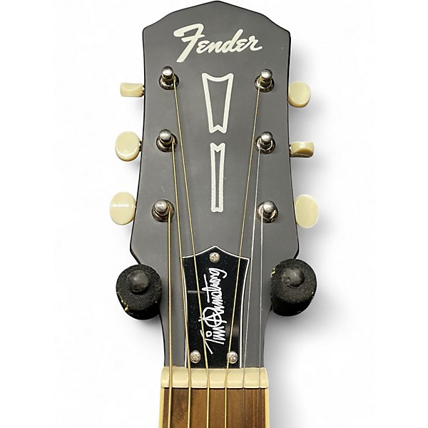 Used Fender Tim Armstrong Hellcat Natural Acoustic Electric Guitar