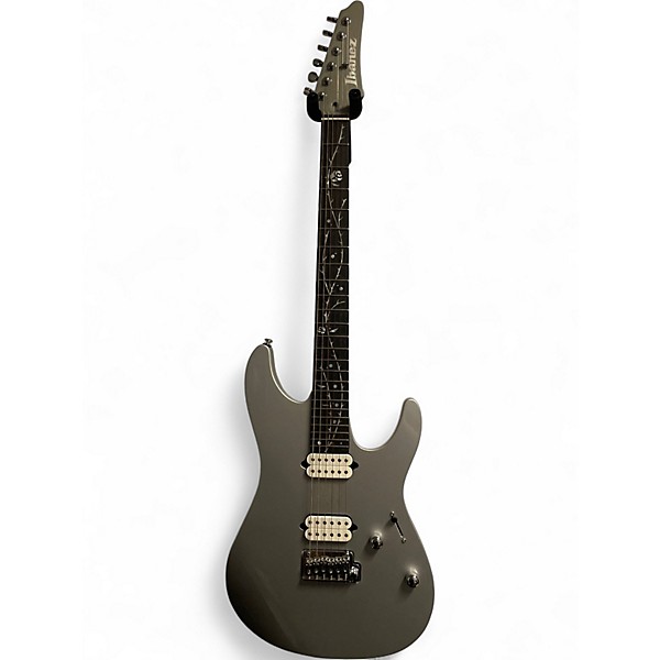 Used Ibanez TO10 Tim Henson Signautre Metallic Silver Solid Body Electric Guitar