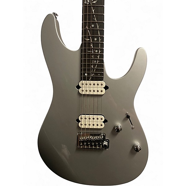 Used Ibanez TO10 Tim Henson Signautre Metallic Silver Solid Body Electric Guitar
