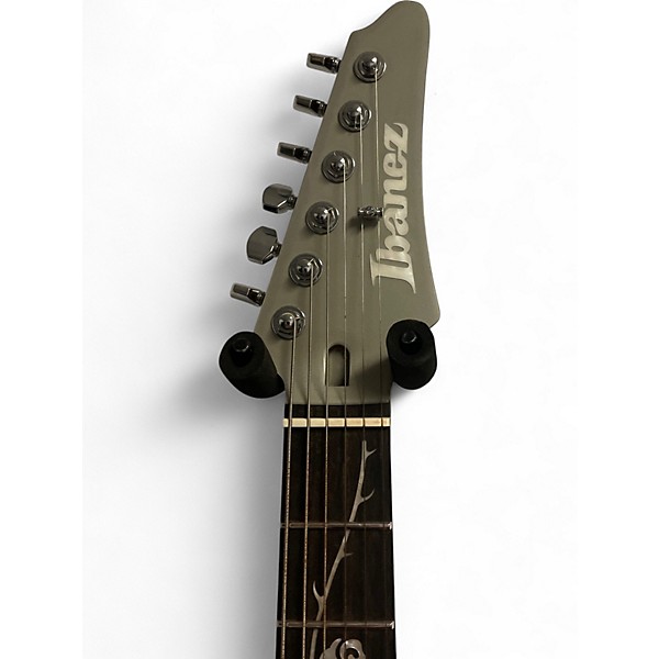 Used Ibanez TO10 Tim Henson Signautre Metallic Silver Solid Body Electric Guitar