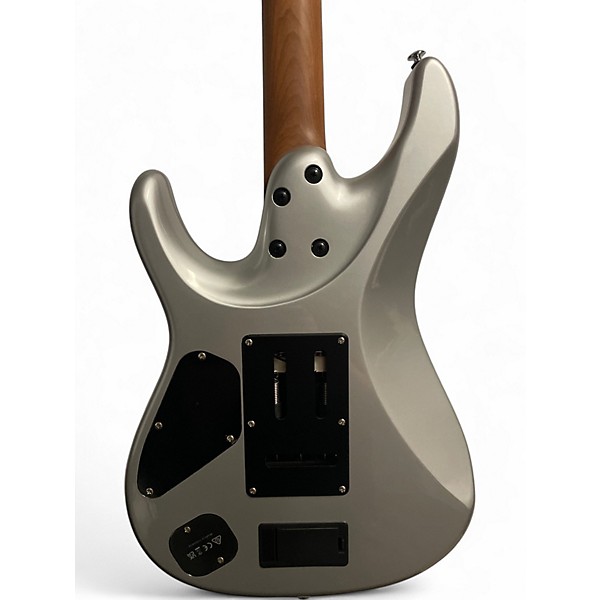 Used Ibanez TO10 Tim Henson Signautre Metallic Silver Solid Body Electric Guitar