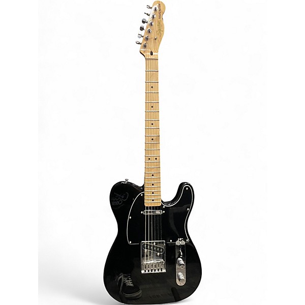 Used Squier Affinity Telecaster Black Solid Body Electric Guitar