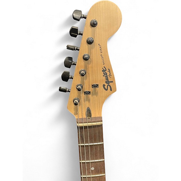 Used Squier Bullet Stratocaster HSS BLACK Solid Body Electric Guitar