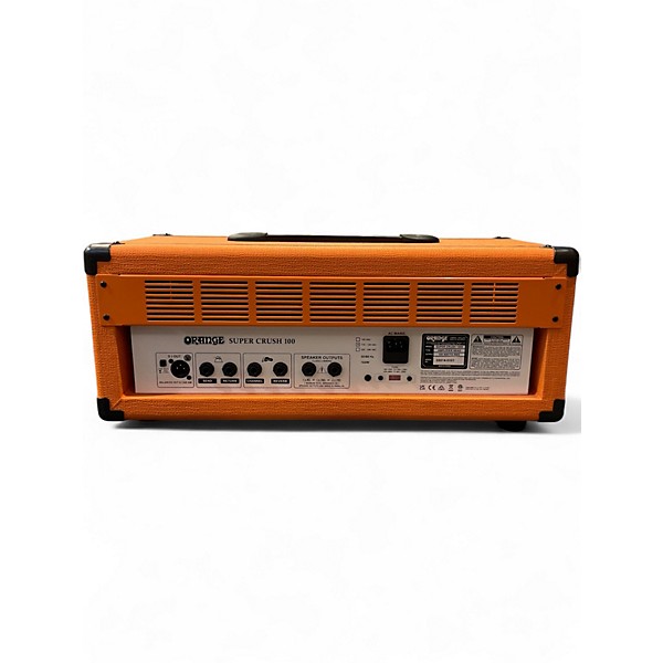 Used Orange Amplifiers Super Crush 100 Tube Guitar Amp Head