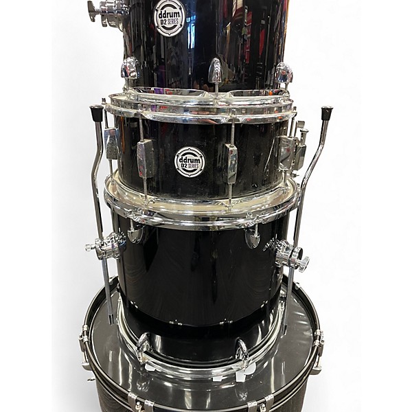 Used ddrum 5 Piece D2 Series Black Drum Kit