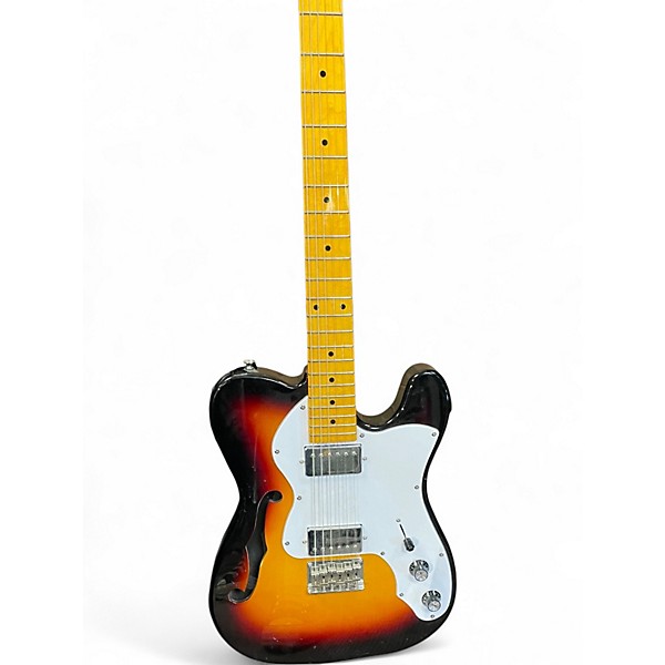 Used Donner HOLLOW BODY T-SYLE 2 Color Sunburst Hollow Body Electric Guitar
