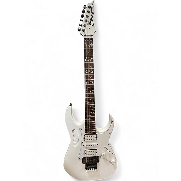 Used Ibanez JEMJR White Solid Body Electric Guitar
