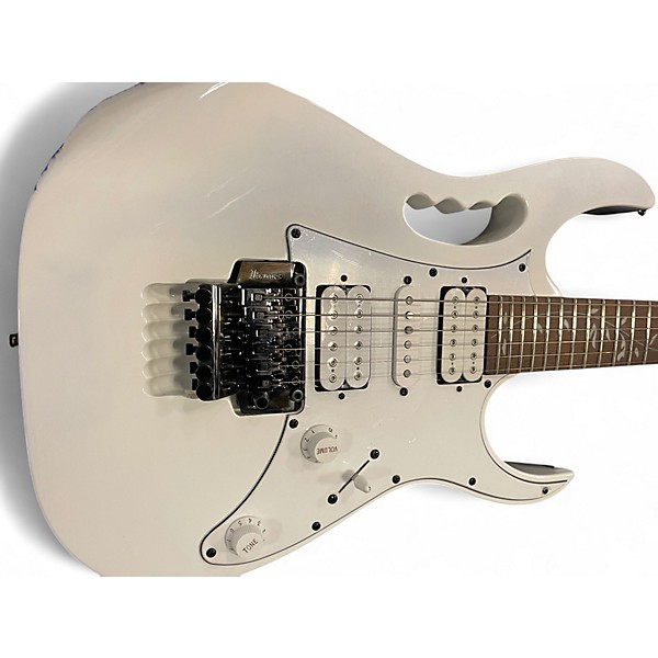 Used Ibanez JEMJR White Solid Body Electric Guitar