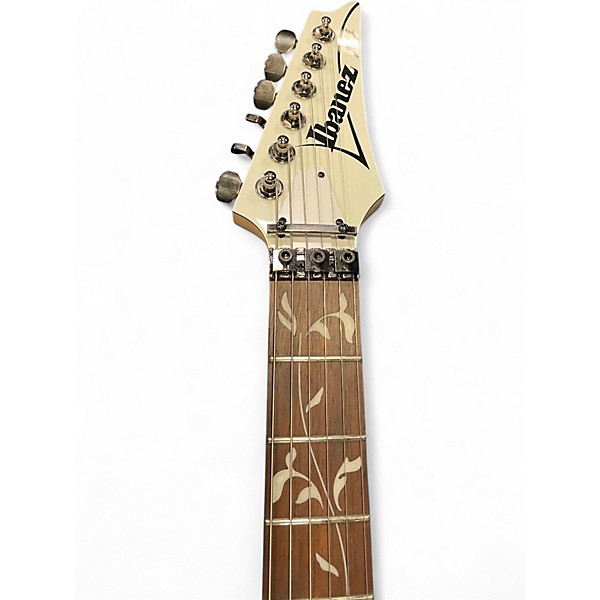 Used Ibanez JEMJR White Solid Body Electric Guitar