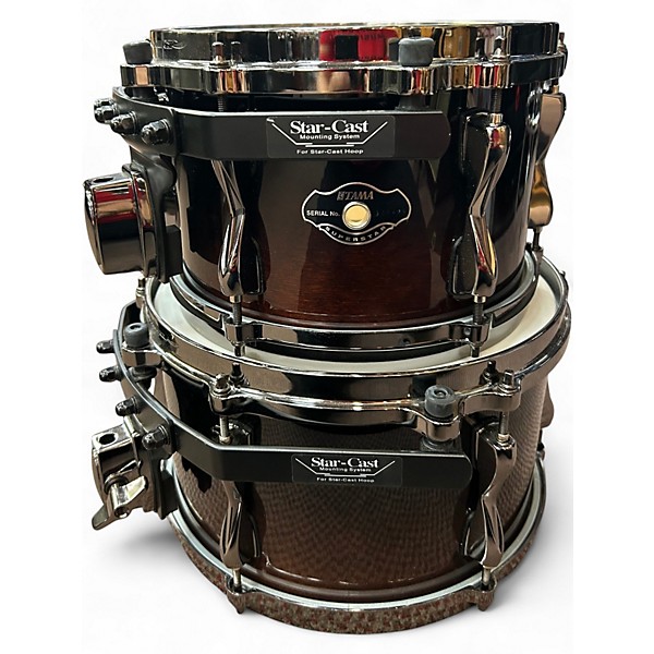 Used TAMA 6 Piece Superstar Dark Mocha Fade Drum Kit
