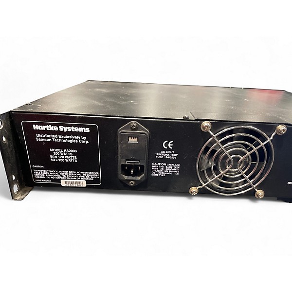 Used Hartke HA2000 Bass Amp Head