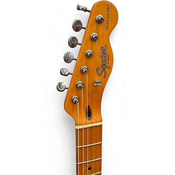 Used Squier 40TH ANNIVERSARY TELECASTER VINTAGE SATIN DAKOTA RED Solid Body Electric Guitar