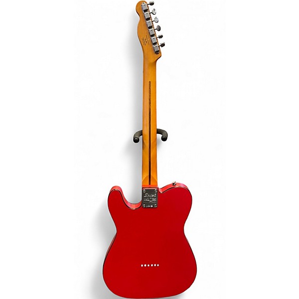 Used Squier 40TH ANNIVERSARY TELECASTER VINTAGE SATIN DAKOTA RED Solid Body Electric Guitar