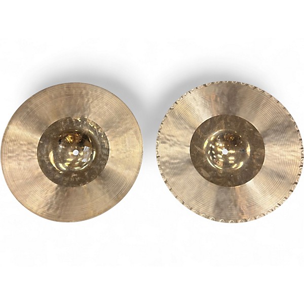 Used Zildjian 13in K Custom Hybrid Hi Hat Pair Cymbal