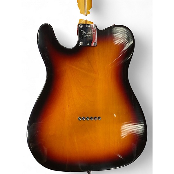 Used Fender American Standard Telecaster Sunburst Solid Body Electric Guitar