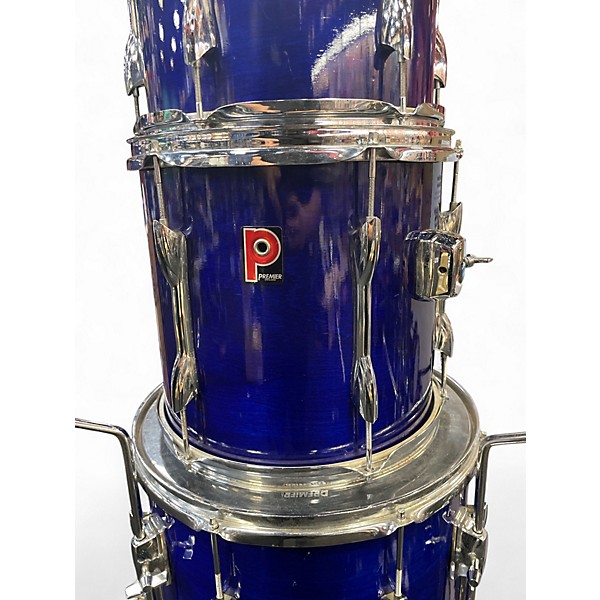 Used Premier 4 Piece XPK Trans Purple Drum Kit