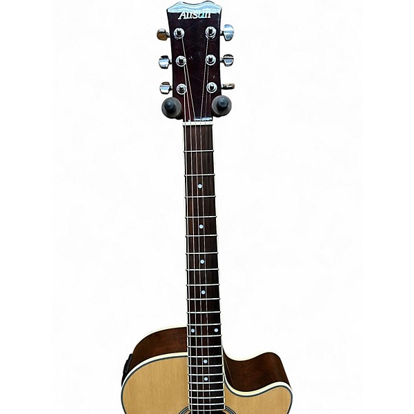 Used Austin au510n Natural Acoustic Electric Guitar