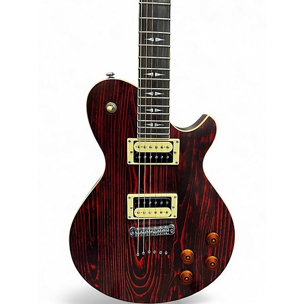 Used Michael Kelly PATRIOT DECREE Crimson Red Trans Solid Body Electric Guitar