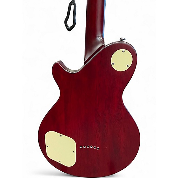 Used Michael Kelly PATRIOT DECREE Crimson Red Trans Solid Body Electric Guitar