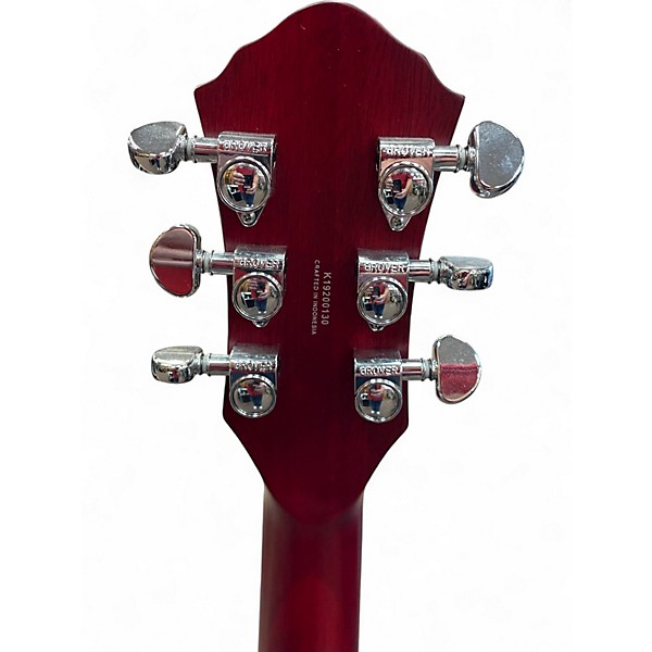 Used Michael Kelly PATRIOT DECREE Crimson Red Trans Solid Body Electric Guitar