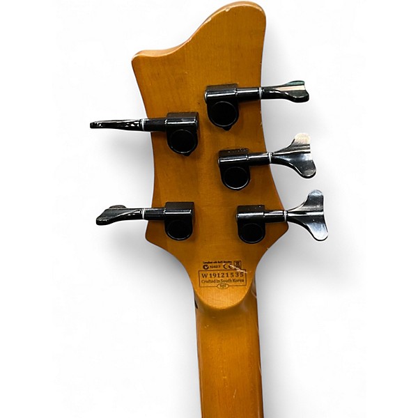Used Schecter Guitar Research DIAMOND SERIES 5 STRING BASS NATRUAL Electric Bass Guitar