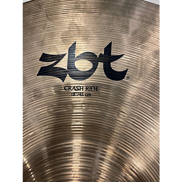 Used Zildjian 18in ZBT Crash Ride Cymbal